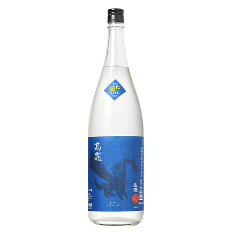 高龍 無濾過生原酒 【藍（アオ）】 1800ml